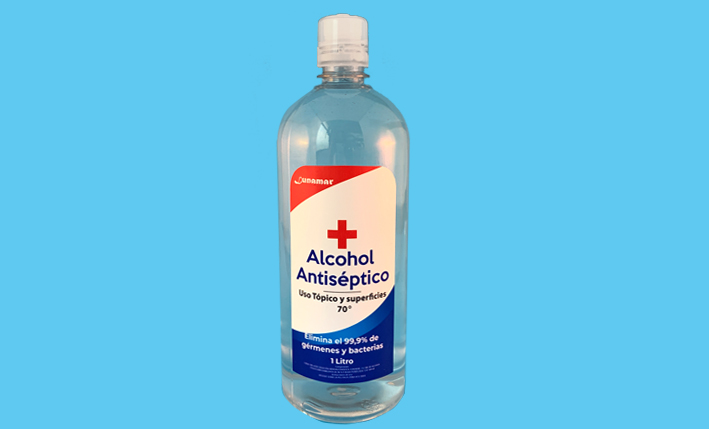 alcohol antiseptico 1 litro