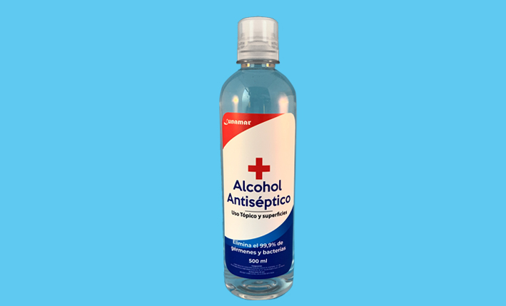 alcohol antiseptico 500 ml